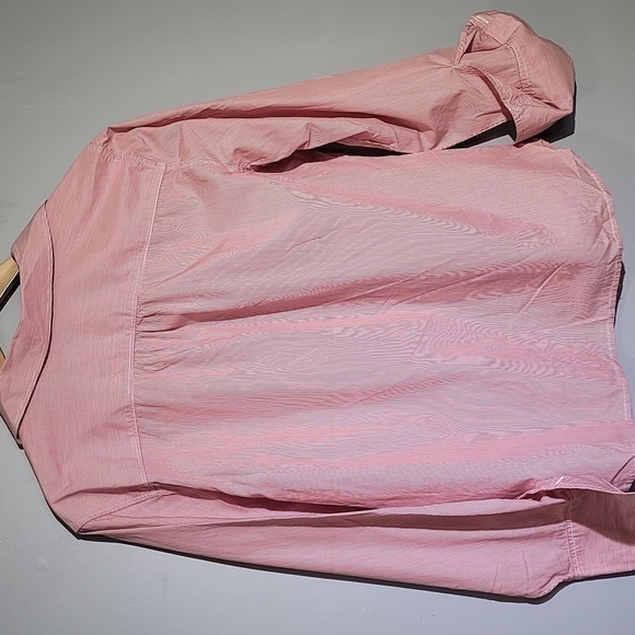 Eddie Bauer Y2K Long Sleeve Collared Pin Striped Button Down Blouse - Picture 8 of 8